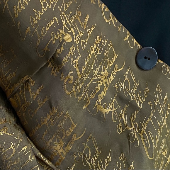 Original Jean Paul Gaultier fitted tuxedo blazer. Satin details corset - Picture 7 of 9